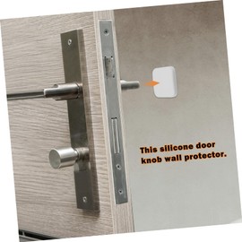 CHILDWEET 20pcs Door Bumper Wall Protector Shape Door Knob Guard Protects Walls from Scratches and Damage