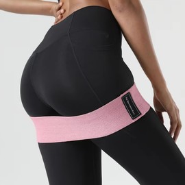 Polyester Exercise Bands – Non-Slip Hip and Booty Bands for Gym, Yoga, and Home Workouts, Available in S/M/L Sizes