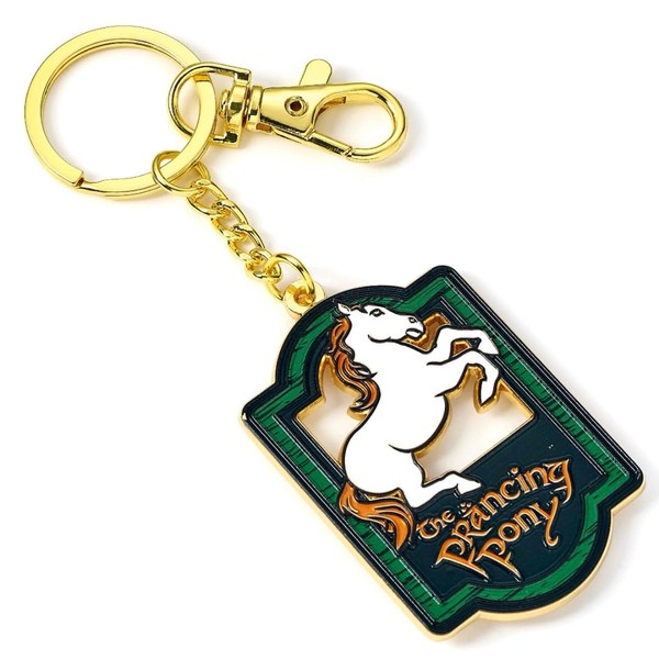 The Lord of The Rings Prancing Pony Pub Sign Keyring,