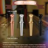 Mudder 12 Pieces Metal Cribbage Pegs Cribbage Board Pegs Fit