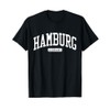 Hamburg Germany College University Style T-Shirt