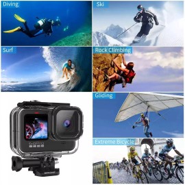 GoPro For Gopro 12 ,13, 11 ,10, 9 Waterproof Case Diving Protect Underwater Durable US - gopro 11 black