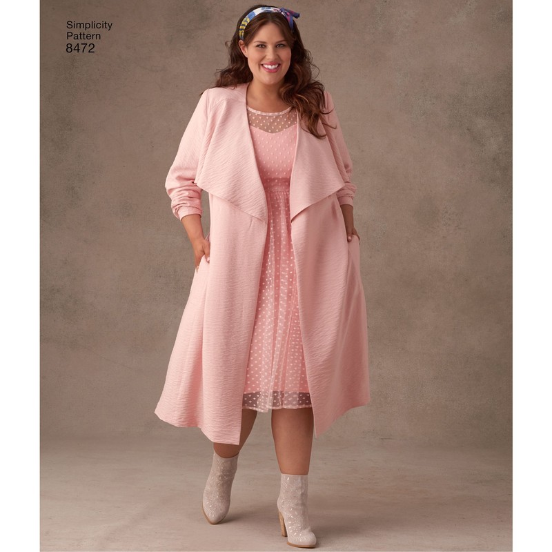 Simplicity Patterns 8472-26W-28W-30W-32W-34W