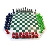 Rook-N-Pawn 4 WAY CHESS SET COMBO - Vinyl 4 Way