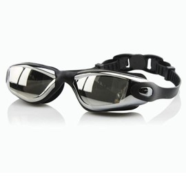 Generic Adult Swimming Set, AntiFog Electroplating Swimming Goggles Hat Waterproof Silicone Nose Clip Earplugs Kit, Genericghvgu1m2q6