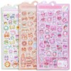 JOOTUEPO 3D Sticker Set with Cute Pink Bunny Designs, 3