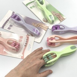 Finger Acupressure Roller Finger Massager (Pink, Packaged) 2ea