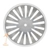 EquipmentBlvd FS-DS Aluminum Dome Strainer, Floor Sink Drain Cover for