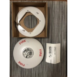System Sensor SPECTRAlert SC24115W Ceiling Mount White 115 Candela Strobe