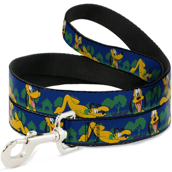 Buckle-Down Dog Leash Pluto 4 Poses Landscape Blue Green Available