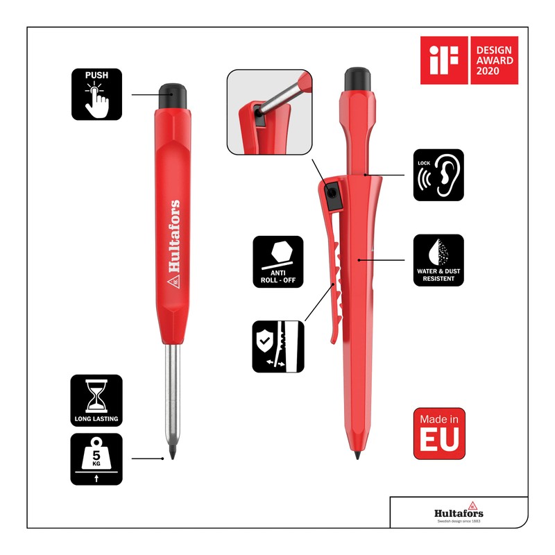 Hultafors Tools 650100 Dry Marker HDM
