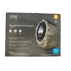Real Living LED 1 no  Solar Spot Light Bulb Waterproof Rechargeable Automatic