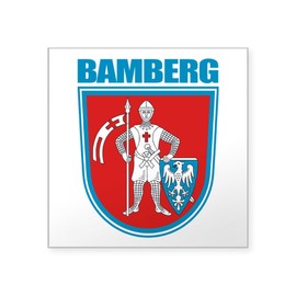 CafePress Bamberg Square Sticker 3 X 3 Square Bumper Sticker Car Decal