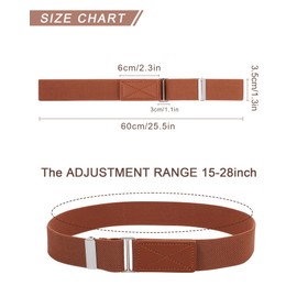 WELROG kids belt for Boys - Velcro Buckle Toddler Belt Elastic Child Belts for Girls