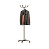 THRONKENGER Industrial Coat Rack, Metal Pipe Coat Rack Stand Freestanding
