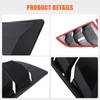 Daeiclru Rear Side Window Louvers Compatible with Nissan 370Z 2009-2020,