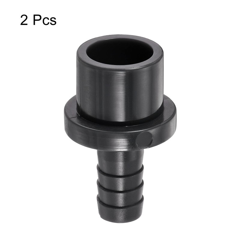 sourcing map PVC Pipe Fitting 10mm Barbed x 20mm OD