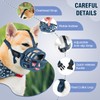 Dog Muzzle, Soft Rubber Basket Muzzle for Small Medium Large