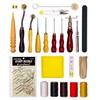 Leather Working and Upholstery Repair 28pcs Tool Kit, Including Sewing