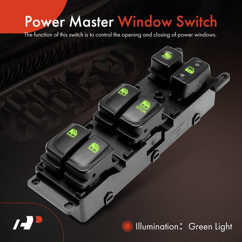 A-Premium Front Left Driver Side - Master Power Window Switch