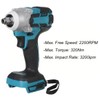 Mefape Impact Wrench, Brushless Electric Wrench Compatible with 18V Makitta