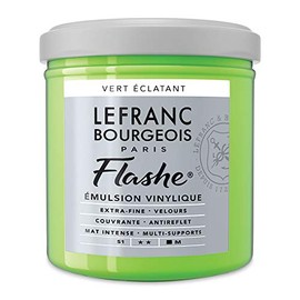 Lefranc & Bourgeois - Flashe Matte Artist's Color - 125ml Jar - Bright Green