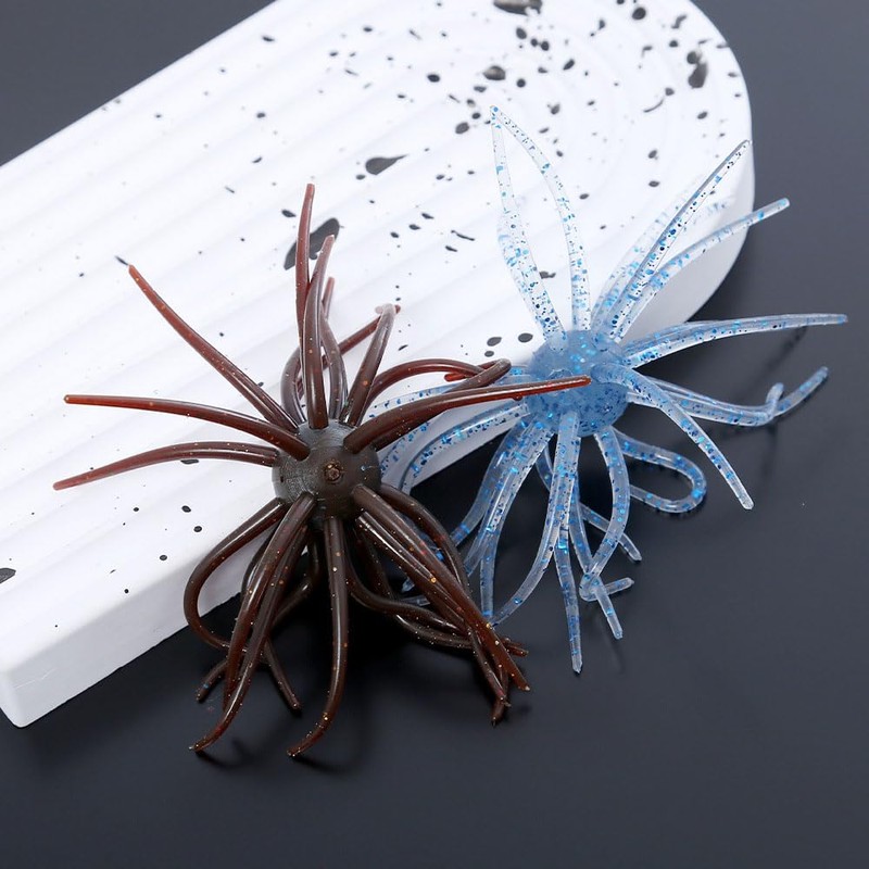 10pcs Soft Fishing Lures Fishing Lures Soft Sea Urchin Swimbaits