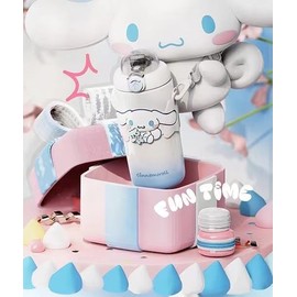 Hangyodong Kuromi Water Bottle, Thermos Flask, Children's Gift, Vacuum Insulated, 16.9 fl oz (500 ml), 316 Stainless Steel, For Work Commutes, School, Birthdays, Children, Cute, Cold Retention,