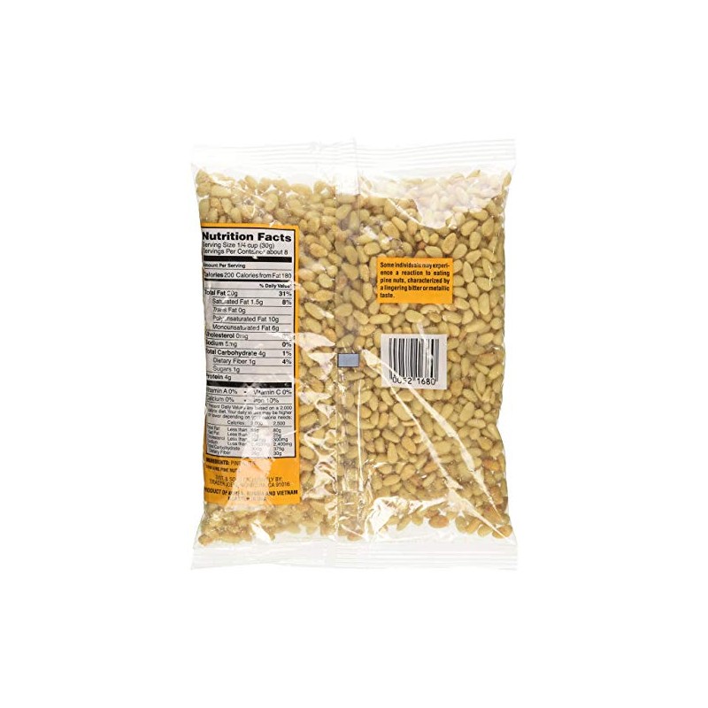Trader Joe's Dry Toasted Pignolias - Pine Nuts 8 oz