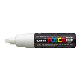 UNI-BALL POSCA MARKER PEN PC-8K WHITE - SINGLE PEN