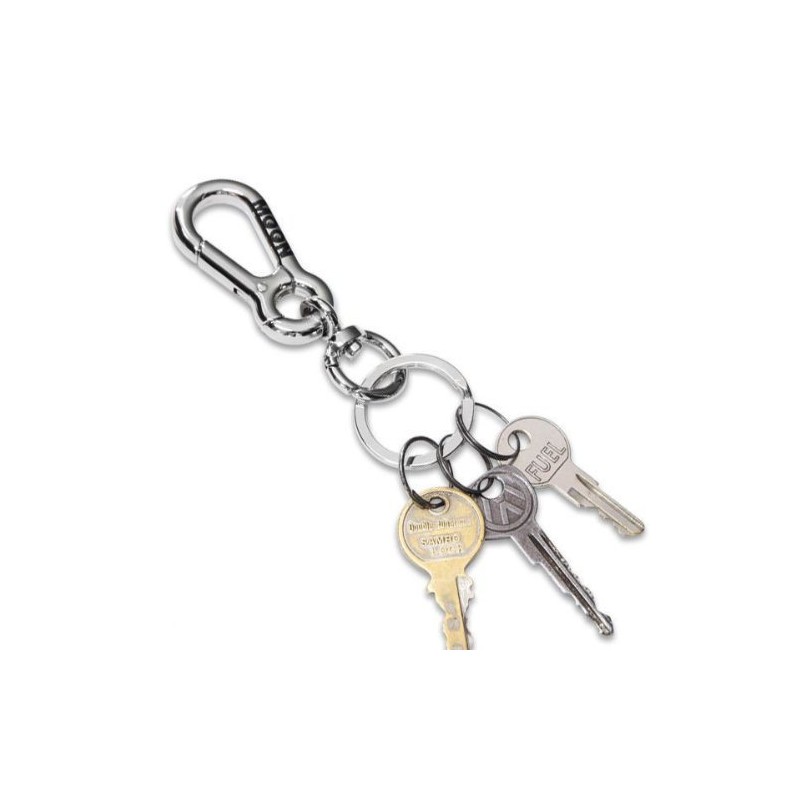 MOONEYES ムーンアイズ MOON W カラビナ キーホルダー MOON Double Carabiner key