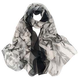 FAIRYGATE Georgette 64021 Women's Silk Scarf Wedding Bridesmaid Prom Sash Scarf Wrap Scarf