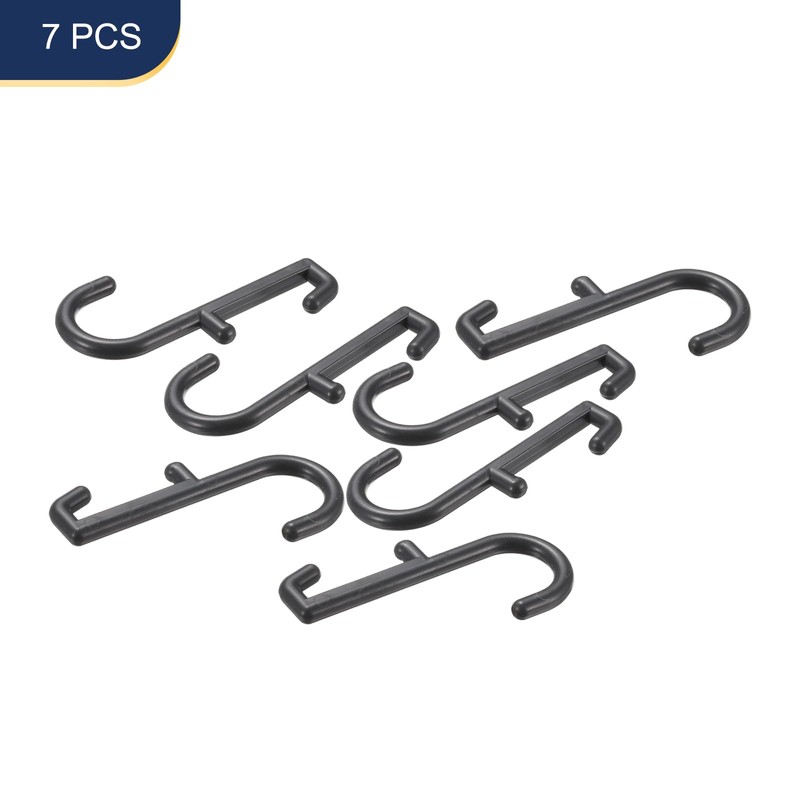 sourcing map 7pcs Pegboard J Hooks 1/4" J Style Pegboard