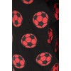 ThePyjamaFactory Boys Eat Sleep Football Repeat Long Cotton Pyjamas Red