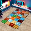 Game Rug Teen Boys Carpet with Pixel Games Element Decoration