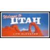 I Luv My State UTAH Welcome to UTAH State Sign