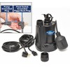 Superior Pump 92250 1/4-HP Thermoplastic Submersible Sump Pump with Tethered