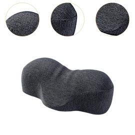 Harilla Nackenstützkissen, Nacken- und Schulterentspanner, Halswirbelsäulenausrichtung, Gerät zur Haltungskorrektur am Bettkissen, Gerät zur Zervikaltraktion, Dunkelgrau