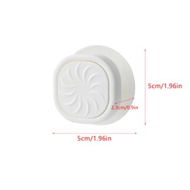 UtySty 2 Pack Trash Bags Tuck Buckle Cinch Non-Slip Rotating Tightening Clips Instead of Elastic Bands Bag Liner Wrap Holder for Gabage Can Cylinder Waste Bin Kitchen Office Bedroom Bathroom