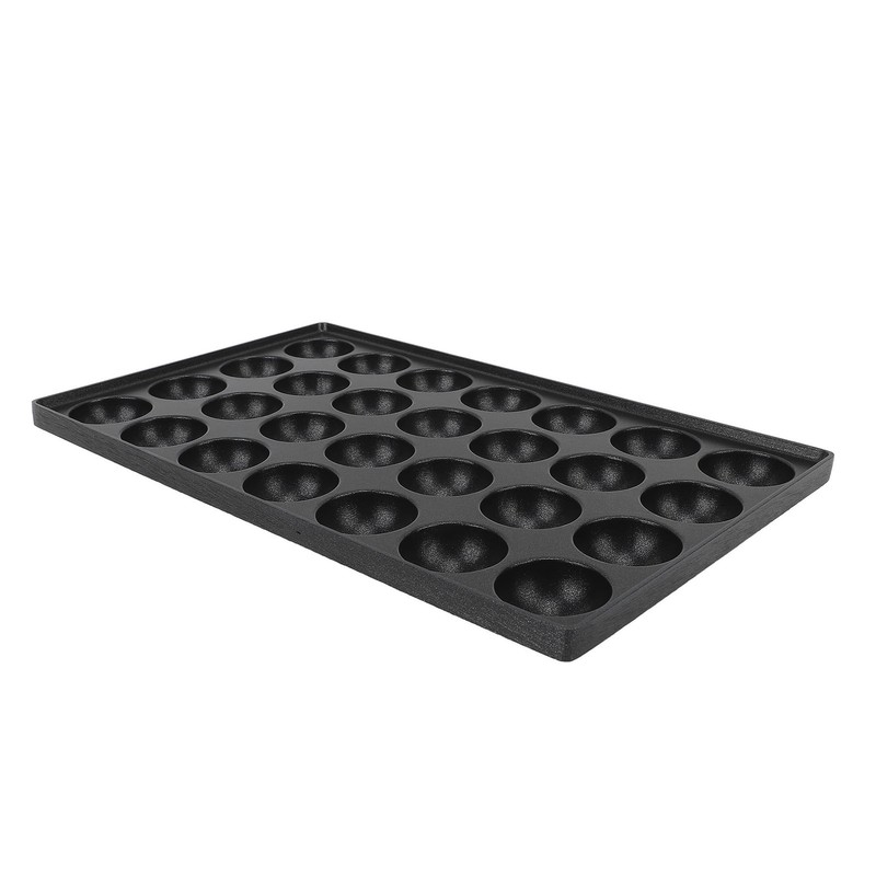 28 Holes Takoyaki Maker Octopus Meatballs Baking Tray Nonstick Kitchen