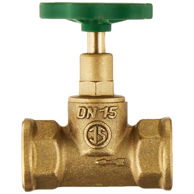 CORNAT T571321 Straight-Run Globe Valve, Brass, 1/2", Clear