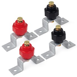 4pcs 2500V Standoff Insulators with Busbar Mounting Brackets