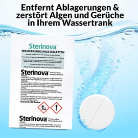 JB White Puritabs Sterinova 30x Water Rowing Machine Tablets Against Algae, Extra Concentrated, Chlorine Tablets e.g. Suitable for WaterRower, SportPlus, Skandika Water Rowing Machine (5 x 6)
