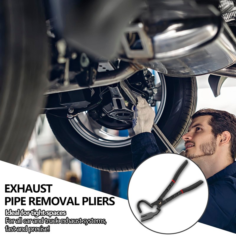 Exhaust Hanger Removal Pliers, Heavy-Duty Exhaust Hanger Removal Tool