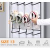 MISSLO Over The Door Shoe Organizer 24 Large Mesh Pockets,