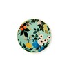 Excelsa Flowers Frida Coaster, Ceramic Dolomite and Cork, 16 x