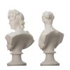 Artemis Diana and Apollo Bust Greek Statues Figurine Gods Alabaster