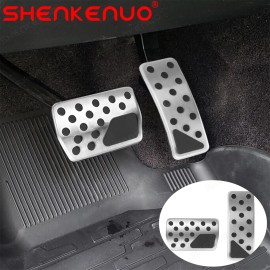 SHENKENUO For 2011-2021 Jeep Grand Cherokee Dodge Durango Foot Brake Gas Pedal Pad Cover