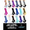 Go2 Compression Socks for Men Women Nurses Runners| Medium Compression