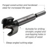 Faithfull FAIFOR30 Forstner Bit for Hardwood, Softwood, Drilling, Boring, Straight,